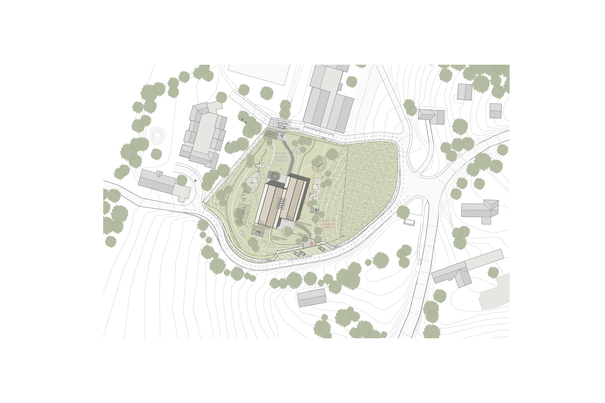 querformat |t3a| #Architektur #Bildung # Kindergarten #Kinderkrippe #Steiermark #Wettbewerb #1.Preis